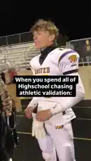 Witness the dedication behind a high school athlete's dream. This video chronicles the intense training, from track sprints to gym workouts, culminating in the moment he signs his letter of intent to play college sports. It's a powerful story of chasing validation and achieving a lifelong goal. by @datloading with datloading by Contains: Pursuit Of Happiness (nightmare) - Kid Cudi