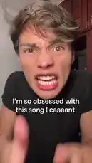 In this energetic clip, content creator S E B A S 🧸 passionately expresses his obsession with the viral song 'I caaaant'. He dances and lip-syncs to the lyrics, showcasing his excitement and enthusiasm for the track. This is a perfect example of a creator engaging with current music trends. by @twinksebass with Original Sound by twinksebass