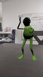 Preview for a Spotlight video that uses the Macarena Kermit Lens