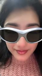 Preview for a Spotlight video that uses the Hot Glasses Lens