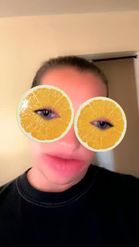 Preview for a Spotlight video that uses the Fruit Eyes Lens