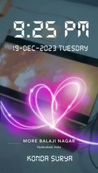Preview for a Spotlight video that uses the Lock Screen Heart Lens