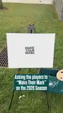 In this behind-the-scenes look, Philadelphia Eagles players participate in a fun team-building activity where they use paintbrushes to create their own artwork on a canvas. The event, themed 'Make Your Mark,' captures the players' creative sides as they add colorful strokes to a shared board, showcasing a unique moment away from the field. by @eagles with Original Sound by eagles