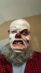 Preview for a Spotlight video that uses the Pennywise Clown Lens