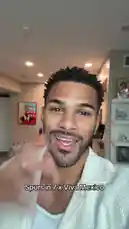 In this energetic clip, social media personality Jeremiah Brown delivers a passionate reaction to a sports prediction. He excitedly announces 'Spurs in seven, Mexico World Cup champions,' gesturing emphatically to his camera. This short-form content captures a moment of fan excitement and prediction, perfect for audiences interested in sports commentary, viral reactions, and celebrity takes. by @findjeremiah with Original Sound by findjeremiah