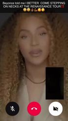 Preview for a Spotlight video that uses the Facetime Beyonce Lens