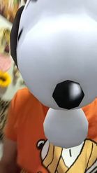 Preview for a Spotlight video that uses the Snoopy Face Mask Lens