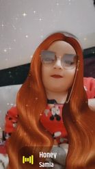 Preview for a Spotlight video that uses the Orange Hair Lens