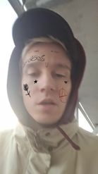 Preview for a Spotlight video that uses the Lil Peep Face tats Lens