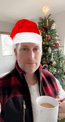 Preview for a Spotlight video that uses the Santa Hats Lens