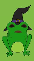 Preview for a Spotlight video that uses the The Frog Witch Lens