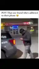 This viral meme video humorously portrays a relatable 'POV' scenario where someone is so engrossed in their phone they don't notice a police officer approaching. The comedic twist comes when the person finally looks up, revealing a shocked expression. It's a perfect example of a funny social media trend that captures everyday life moments. by @eirakoze64 with Original Sound by Contains: Kinni Kinni - DILJIT DOSANJH and thiarajxtt