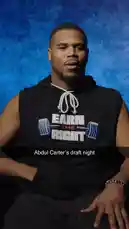 Relive the emotional journey of Abdul Carter as he is selected by the New York Giants in the NFL Draft. This video captures the pivotal moments, from the tense phone call with his mother to the triumphant walk onto the stage, all leading to his official introduction as a Giant. by @newyorkgiants with newyorkgiants by Original Sound