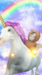 Preview for a Spotlight video that uses the Unicorn Ride Lens
