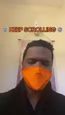 In this captivating short clip, Laderial showcases a unique moment with a bold orange mask and expressive facial movements. The 'KEEP SCROLLING' text adds intrigue, hinting at a playful or mysterious narrative. Watch closely as he moves through different angles, creating a dynamic and engaging experience perfect for social media trends. by @gigabeast0 with Original Sound by gigabeast0