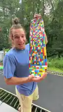 LEGO SKATEBOARD VS TRAMPOLINE 😱 by @bob_reese with original sound