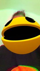 Preview for a Spotlight video that uses the PACMAN-FACE Lens