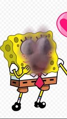 Preview for a Spotlight video that uses the spongebob face Lens