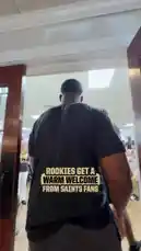 This video captures the energetic atmosphere of a New Orleans Saints rookie welcome event. Players interact warmly with enthusiastic fans, signing autographs for helmets, photos, and other memorabilia. The crowd cheers loudly throughout the meet-and-greet, creating a celebratory and welcoming environment for the team's new talent. by @saints with Original Sound by saints