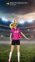 Preview for a Spotlight video that uses the Barbie Soccer Lens
