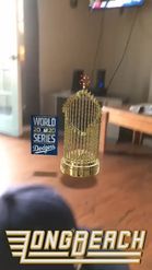Preview for a Spotlight video that uses the Dodgers WS AR Lens