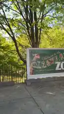 A bright, sunny day at the entrance to the Maryland Zoo in Baltimore. The camera focuses on the iconic green sign welcoming visitors, framed by lush trees with golden autumn leaves. This peaceful scene captures the inviting atmosphere before exploring the zoo. by @squashha with squashha by Original Sound
