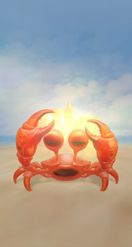 Preview for a Spotlight video that uses the Crabby Crab Lens