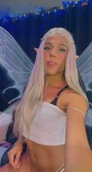 Preview for a Spotlight video that uses the fairy wings Lens