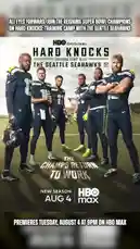 The reigning Super Bowl champions, the Seattle Seahawks, return to the field for another season of intense preparation. This promotional image for the new season of 'Hard Knocks' shows the team's key players standing together on the practice field, ready to work. The show premieres Tuesday, August 4th at 9 PM on HBO Max. by @nfl with Original Sound by nfl