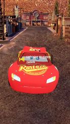 Preview for a Spotlight video that uses the lightning mcqueen Lens