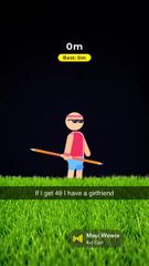 Spotlight content by a Snapchat user