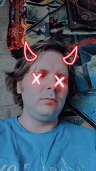Preview for a Spotlight video that uses the Devil Horns Lens