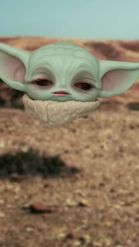 Preview for a Spotlight video that uses the Baby Yoda Lens