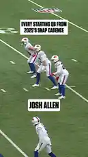 This compilation showcases the unique pre-snap cadences of every starting quarterback for the 2025 NFL season. From the iconic 'Hut!' to more complex verbal cues, watch how each signal their team before the snap. by @nfl with Original Sound by nfl