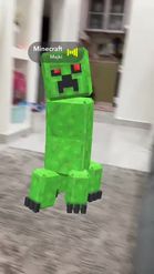 Preview for a Spotlight video that uses the Realistic Creeper Lens