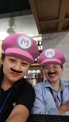 Preview for a Spotlight video that uses the PINK MARIO Lens
