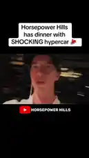 In a stunning display of luxury and speed, Horsepower Hills shares an exclusive dinner experience with a breathtaking hypercar. The scene unfolds in a modern, dimly lit restaurant where a perfectly cooked steak is served on a table positioned directly in front of the car's gleaming red bodywork. This unique juxtaposition of fine dining and automotive artistry creates an unforgettable moment. by @horsepwrhills with horsepwrhills by Contains: i love u. - slowed + reverb - wiv