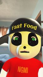 Preview for a Spotlight video that uses the Fast Food Panda Lens