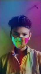 Preview for a Spotlight video that uses the Colorful Mask Lens
