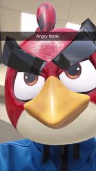 Preview for a Spotlight video that uses the Angry birds 3D Lens