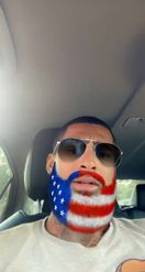 Preview for a Spotlight video that uses the Flag Beard 🇺🇸 Lens