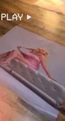 Preview for a Spotlight video that uses the barbie vhs Lens