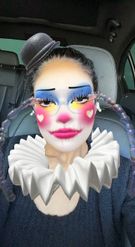Preview for a Spotlight video that uses the Sad Clown Lens