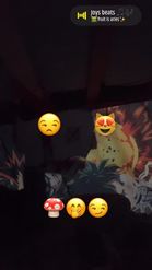 Preview for a Spotlight video that uses the Emoji Challenge Lens