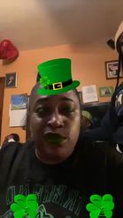 Preview for a Spotlight video that uses the St Patricks makeup Lens