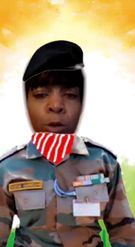 Preview for a Spotlight video that uses the INDIAN ARMY LADY Lens