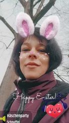 Preview for a Spotlight video that uses the Easter Bunny Lens