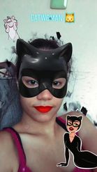 Preview for a Spotlight video that uses the Catwoman Lens