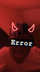 Preview for a Spotlight video that uses the devilerror Lens