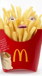Preview for a Spotlight video that uses the Talking French Fry Lens